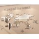 thumbnail image 1 of Pegatinas de Pared de Espejo Acrílico, Mapa del Mundo 3D Plateado, Pegatina de Espejo de Pared, Calcomanías de Espejo, Despegar y Pegar para Oficina, Estudio, Sala de Estar y, 1 of 5