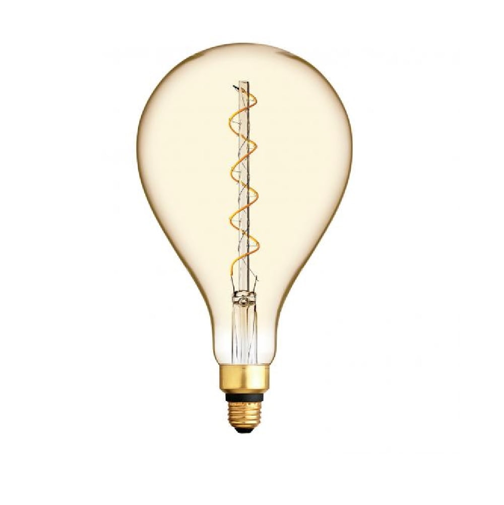 GE 93100102 Vintage Style Spiral Filament LED Light Bulb, 6.5 Watts