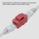 thumbnail image 3 of Uxcell 10 Pack Acoplador Ethernet RJ45, Acoplador de Extensión Ethernet Hembra a Hembra Cat6, Rojo, 3 of 6