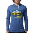thumbnail image 1 of CafePress - We Support Ukraine Long Sleeve T Shirt - Mens Hooded Shirt, 1 of 1