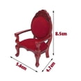 thumbnail image 3 of Muebles de casa de muñecas vintage, sillas talladas, juguetes de simulación para niños., 3 of 6