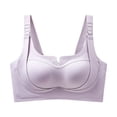 thumbnail image 2 of ZNQHFRE Women Powerful Lifting & Custom Shaping Bra, Full‑Coverage Invisible Wireless Support Bra For Daily Wear Purple 40, 2 of 4