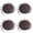 X4, variant on Mrzhqd 4 Pack Round Garden Chair Pads Seat Cushion For Outdoor Bistros Stool Patio Dining