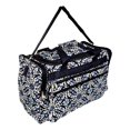 thumbnail image 5 of 22 inch Fashion Multi Pocket Gym Dance Cheer Travel Carry On/Duffel Bag (Blank - Blue Flower Geo), 5 of 6