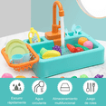 thumbnail image 4 of Juego De Fregadero De Juguetes De Cocina Para Niños Xtellar multicolor, 4 of 4