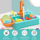 thumbnail image 4 of Juego De Fregadero De Juguetes De Cocina Para Niños Xtellar azul, 4 of 4