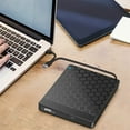 thumbnail image 2 of CIYISON 6 in 1 External DVD Drive USB 3.0 TYPE C USB C Portable DVD Disk Drive External DVD Player for Laptop Burners Reader, 2 of 13