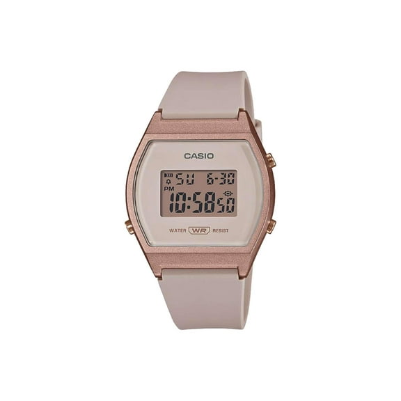 Reloj Casio Core Mujer Moda Casual Water Resistant Rosa 33 mm LW-204-4ACF