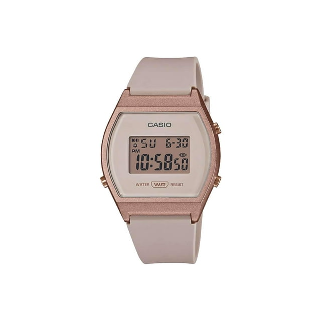 Reloj Casio Core Mujer Moda Casual Water Resistant Rosa 33 mm LW-204-4ACF