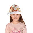 thumbnail image 5 of Honeii Cartoon Chicken Print Hat Santa Claus Hat For Xmas Party, Christmas Caps For Boys Girls Child,Christmas Beanie, 5 of 6