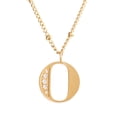 thumbnail image 2 of Juego Joyería Mujer, Collar Aretes Inicial Letras LuckyLy, Acero Inoxidable Baño de Oro 18k dorado UNITALLA, 2 of 6