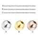 thumbnail image 5 of Qarigey Paquete de 10 cuentas de bola redondas, cuentas espaciadoras pulidas y plateadas, suministros de joyería, fabricación de pendientes Ropa, zapatos y accesorios Miscelánea Color dorado 8 mm, 5 of 6