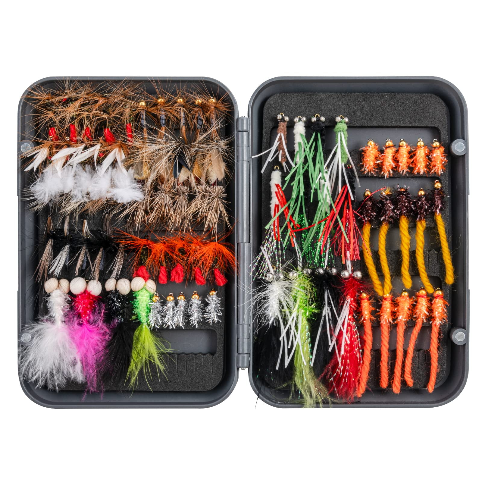 Waterproof Fly Fishing Lure Bait Trout Flies Storage Box Case Container  Transparent Ultra-thin Fly Hook Box Fishing Tackle - AliExpress