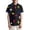 Black#2, variant on SGMVNU Boys Button Down Tops Blouse Boys Tops Size 14-16 Casual Loose Fit Short Sleeve Shirts Lapel Collar Printed Holiday Shirts Kids Summer Clothes(Size 13-14 Years,Stripe#1)
