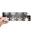 thumbnail image 1 of Illustration Flocon de Neige Rectangle Autocollant Carnet Fenêtre Décalcomanie, 1 of 1