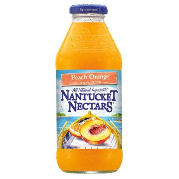 Nantucket Nectars Peach Orange, 16 Ounce (Pack Of 12 Plastic Bottles