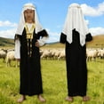 thumbnail image 2 of FEIFLY Outfits Sets Boys Dubai Robe Traditional Middle Abaya Thobe Kids Party Stylish Winter O-Neck Child Long Sleeve Clothing Sets, 2 of 3