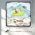 thumbnail image 3 of Inspirational Wall Art -Never Stop Dreaming,Pig Vintage Tin Sign- Balloon Decor - Paper Airplane Motivational Poster Rustic Wall Sign 12x12 Inches, 3 of 7