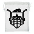 thumbnail image 2 of Mini Hockey Drawstring Bags | Mini gift Bags for Parties, Teams, and Promotional events!, 2 of 2