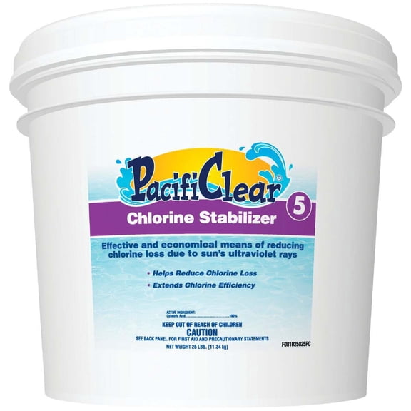 PacifiClear 25 Lb. Chlorine Stabilizer Granule F081025025PC
