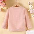 thumbnail image 6 of Odeerbi Toddler Boys Girls Cotton Crewneck Sweatshirts Fall Winter Pullover Sweatshirt Children's Clothing New Long Sleeve Cotton Sweater Toddler Clothes Pink, 6 of 9