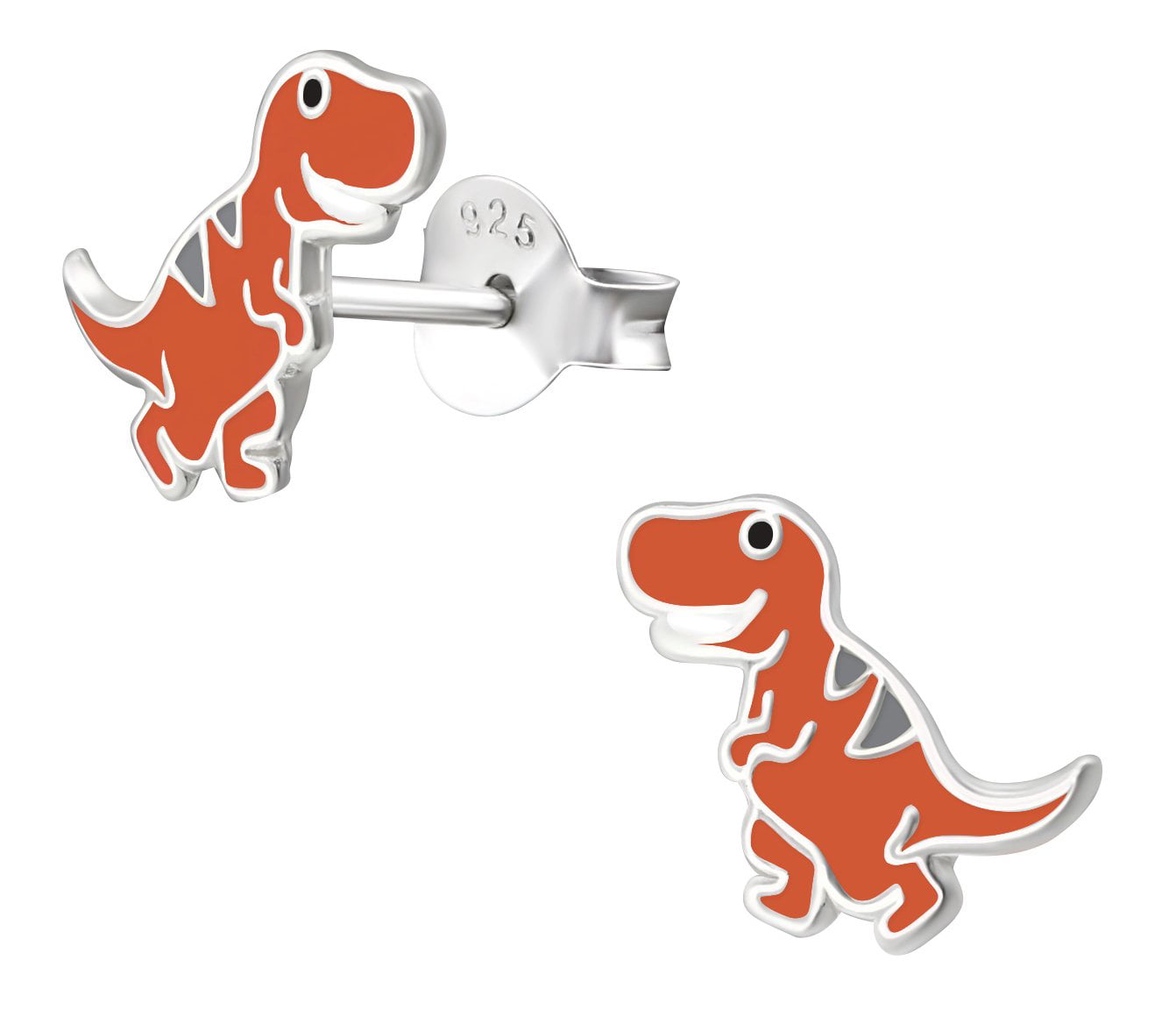 Sterling Silver Baby T-Rex Dinosaur Stud Earrings SE167