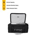 thumbnail image 2 of RTIC Road Trip Duffle Bag, Large, Water Resistant, Durable Fabric, Black, 2 of 8