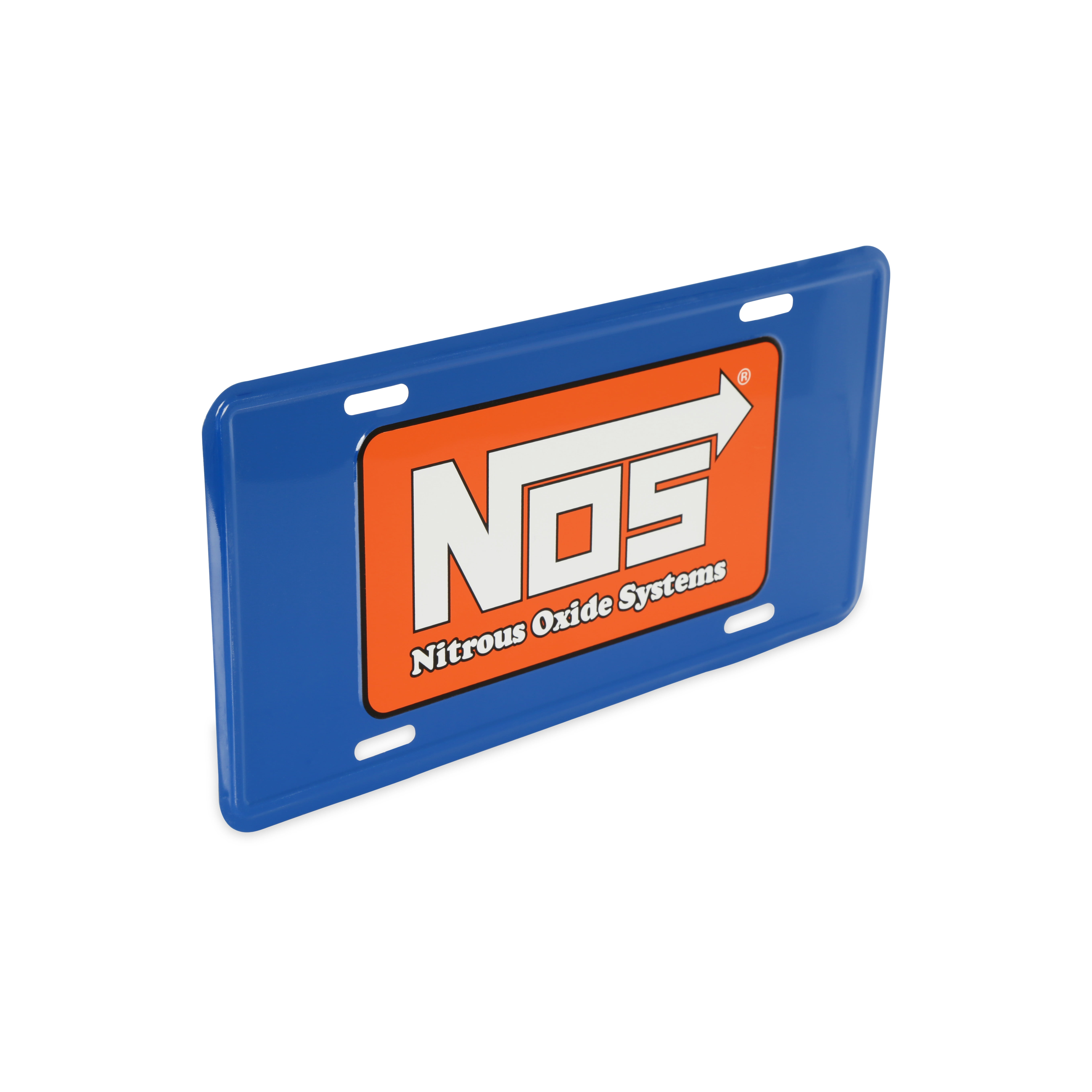 NOS 36-581 License Plate - Blue/Orange