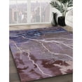 thumbnail image 3 of Ahgly Company Machine Washable Indoor Rectangle Industrial Modern Purple Area Rugs, 2' x 4', 3 of 7