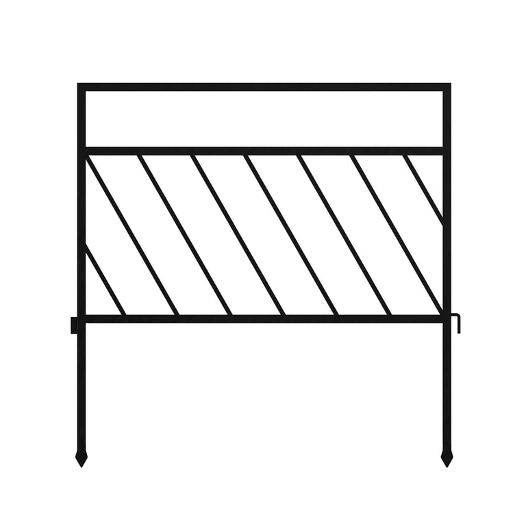 Expert Gardener Garden Border Edging, Steel Diagonal Design photo 1