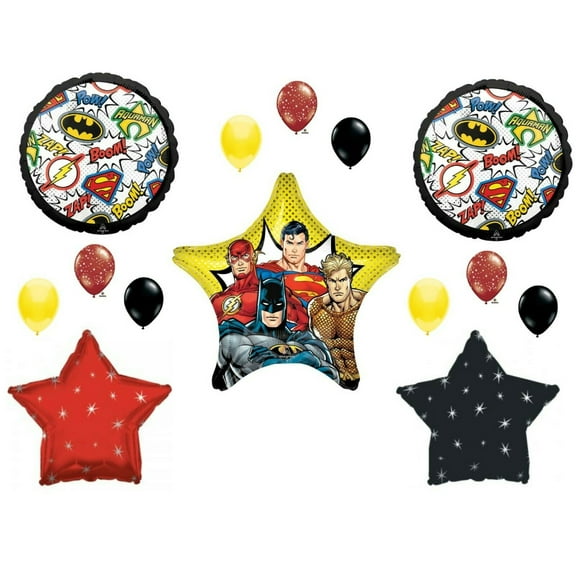 Justice League Superheroes Birthday Balloons Decoration Supplies Party Batman