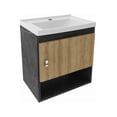 thumbnail image 3 of Mueble para Baño Flotante con Lavamanos Mármol-Almendra, 3 of 8
