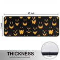 thumbnail image 5 of Kitchen Rugs Sets Of 2,Black Halloween Pumpkin Faces Anti Fatigue Kitchen Mat Rugs Non Slip Washable,Decorative Kitchen Floor Mats for Kitchen,Sink,Laundry,17"x47"+17"x47", 5 of 5