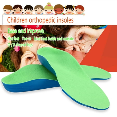 Yosoo Shoe Insoles,Orthotic Flat Feet Foot Arch Support Cushion Shoe Inserts Insoles Pads for Kids,Orthotic (Best Shoes For Arched Feet)