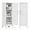 White, variant on Metal Pantry Cabinet, 61" Tall Kitchen Storage Cabinet with Doors and Adjustable Shelves, Living Room, Dining Room (White)