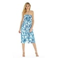thumbnail image 1 of Robe Hawaïenne Luau à Imprimé Floral pour Femmes m SImply Blue Palms, 1 of 5