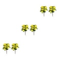 thumbnail image 3 of mmirethe 2x Low Maintenance Realistic Appearance Faux Flowers And Plants Wide Application yellow 3Set, 3 of 6