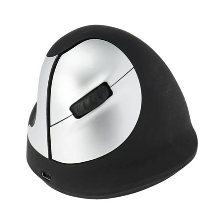 UPC: 8719274490319 | R-Go Tools Wireless Vertical Ergonomic Mouse Left-Handed Black/Silver