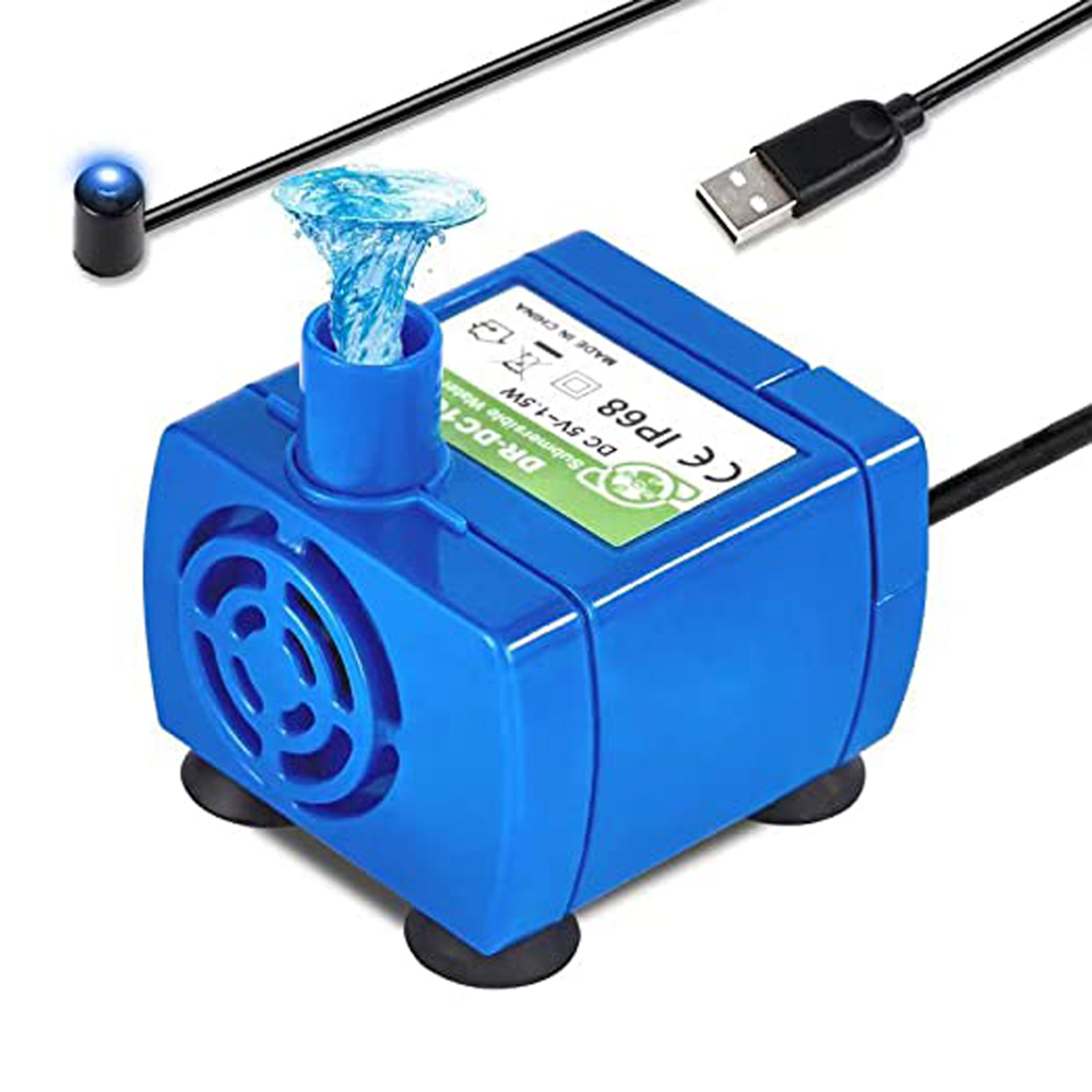 Ugerlov Cat Water Fountain Pump, Pet Water Fountain Pump Replacement