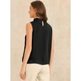 thumbnail image 3 of DARING DIVA Women's Work Business Casual Tank Top S Black, 3 of 6