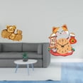 thumbnail image 2 of Escultura De Animal Afortunado Para Decoración Moderna Del Hogar, Figura De Resina Y Reloj De Pared Silencioso Para Dormitorio Infantil, Cocina, Oficina, Entrada, Estante, Pieza Central., 2 of 8