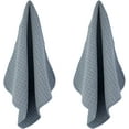 thumbnail image 2 of Ultra Premium Microfiber Kitchen Dish Cloth Waffle Weave, 8 Pack (12x12 in, Gray), 2 of 6