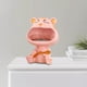 thumbnail image 4 of Figura de resina con forma de animal para guardar llaves, ideal para el hogar y el escritorio. Rosa, 4 of 7