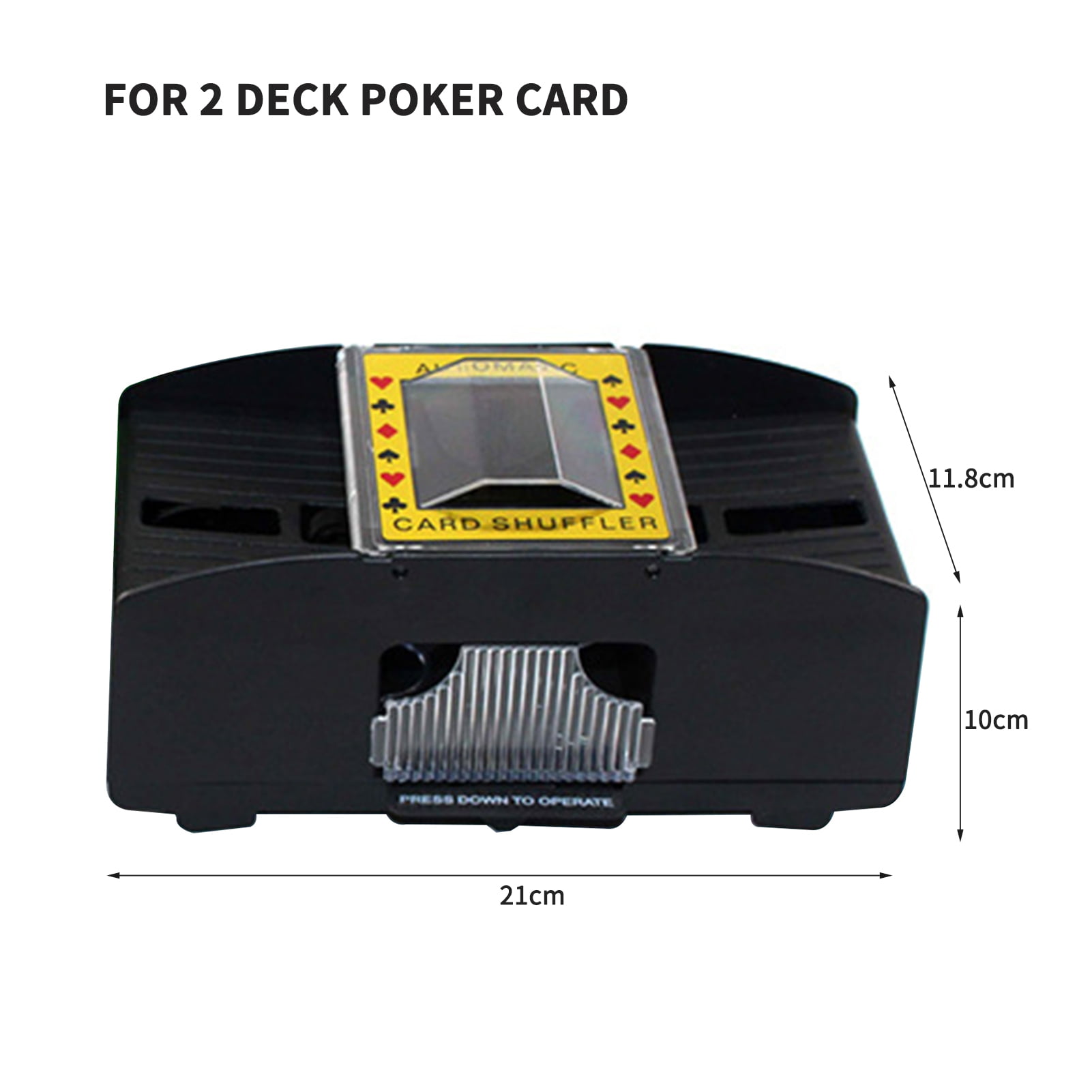 Casino Automatic Card Shuffler for Poker Games 2 Deck, 4 Deck, 6 Deck 