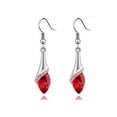 thumbnail image 1 of Pendientes de estilo joyería con brillantes diamantes de cristal austriaco, pendientes de pianista, regalo ideal, cómodos de llevar, buen material, 1 of 6