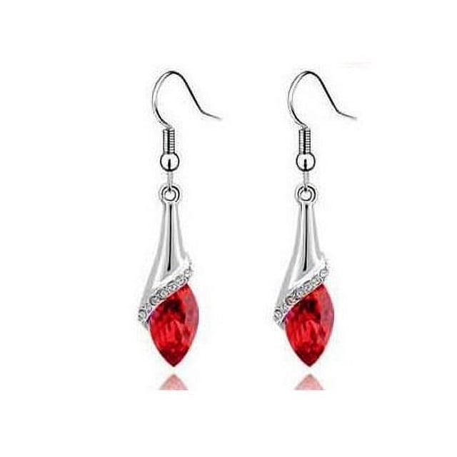 Pendientes de estilo joyería con brillantes diamantes de cristal austriaco, pendientes de pianista, regalo ideal, cómodos de llevar, buen material