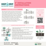 DEEP DRIP 8 Watering Stake - Tan