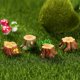 thumbnail image 4 of 8 adornos tocón pequeño adornos de resina musgo creativo microadornos de paisaje adornos de paisaje de diferentes tamaños, 4 of 5