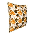 thumbnail image 2 of Xecao Autumn Woodland Characters Print Soft Velvet Decorative Throw Pillow Covers, Square Cushion Cases for Bed, Sofa, Living Room, Car, and Indoor Outdoor Use-20"x20", 2 of 8