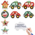 thumbnail image 2 of De Navidad Personalizadas, Bricolaje, Bendiciones Para Escribir, Colgante De Madera, Accesorios De Decoración Para El Árbol De Navidad Para El Hogar 10 Uds. Methold HA039190-00, 2 of 6